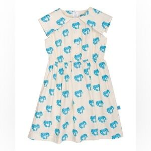 WYNKEN Sail Collar Sundress in Turquoise, Girl’s Size 4Y